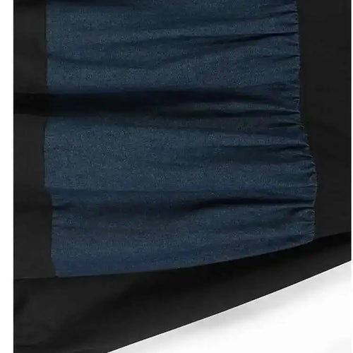 Load image into Gallery viewer, Black Color-block Big Size Casual Jacket New Stand Collar Long Sleeve Women Coat Fashion Tide Spring Autumn 2025 1DH7581
