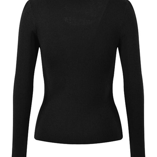 Load image into Gallery viewer, Solid Slimming Hollow Out Knitting Sweaters For Women Round Neck Long Sleeve Temperament Sweater Female Fashion

