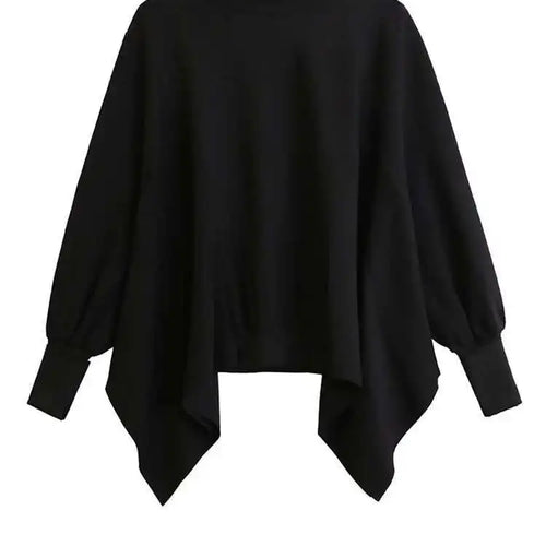 Load image into Gallery viewer, Black Sweatshirt Half-body Skirt Two Pieces Suit New Turtleneck Long Sleeve Women Fashion Tide Spring Autumn 2025 1DH8611
