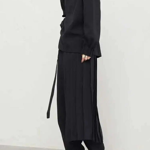 Load image into Gallery viewer, Pleated Sweatshirt Wide Leg Pants Three Piece Suit New Round Neck Long Sleeve Women Fashion Spring Autumn 2025 1DH1410
