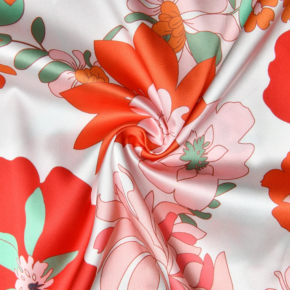 Floral Print Backless Maxi Dress For Women 2023 New V Neck Sleeveless Bodycon Long Dresses Ladies Elegant Sexy Dress