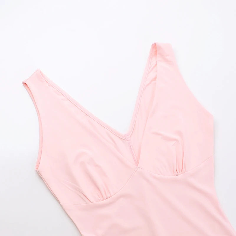 Elegant Sleeveless Ruffles Sexy Long Dress For Women Summer New Deep V Neck Backless Thigh High Split Maxi Dress