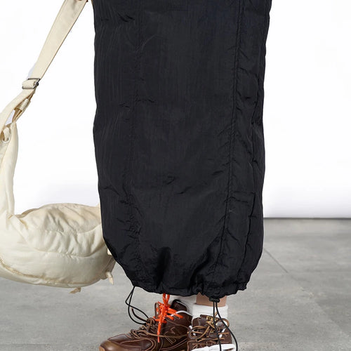 Load image into Gallery viewer, High Waist Beige Drawstring Shaped Warm Duck Down Half-body Skirt Women Fashion Tide New Autumn Winter 2025 1DH7468
