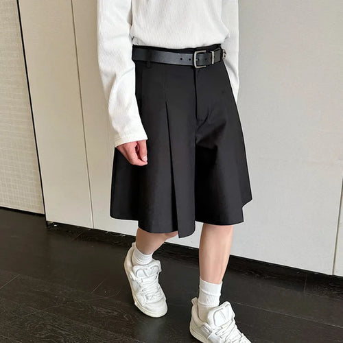 Load image into Gallery viewer, Three Dimensional Pleated Suit Shorts Men&#39;s 2024 New Summer All-match Personality Women Culottes Male Fashion Trend 9C5847
