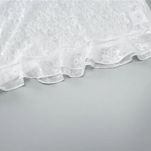 Load image into Gallery viewer, Lace Sexy Two Piece Sets Women Spaghetti Strap Sleeveless Crop Tops And Long Skirt Matching Sets Elegant Club Sets
