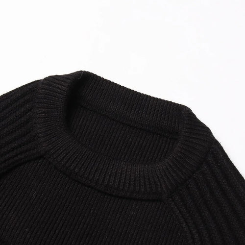 Load image into Gallery viewer, Pullover Knitting Sweaters For Women Round Neck Long Sleeve Hollow Out Casual Slim Sweater Female Fashion Clothes
