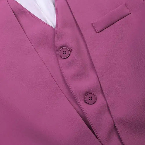 Load image into Gallery viewer, Women Purple Red False Two Big Size Short Blazer New V-neck Long Sleeve Jacket Fashion Tide Spring Autumn 2025 CPG1158
