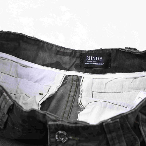 Load image into Gallery viewer, Men's Casual Pants New Summer Straight Wide Leg New American High Street Trendy Hole Design Male Loose Trousers 9W1888
