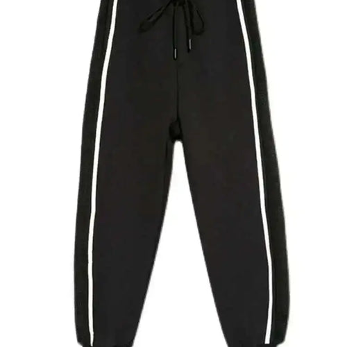 Load image into Gallery viewer, High Elastic Waist Black Drawstring Topstitched Pants New Loose Fit Trousers Women Fashion Tide Spring Autumn 2025 1DF4695
