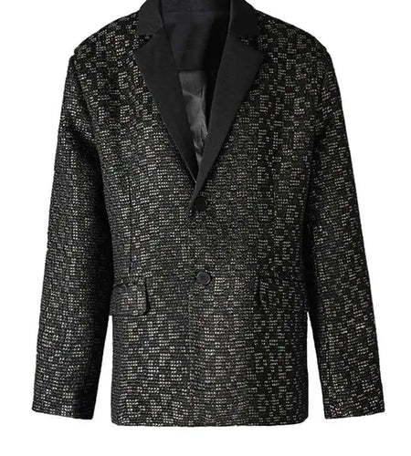 Women Black Brief Big Size Pocket Elegant Blazer New Lapel Long Sleeve Jacket Fashion Tide Spring Autumn 2025 CPG2601