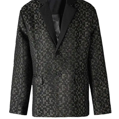 Load image into Gallery viewer, Women Black Brief Big Size Pocket Elegant Blazer New Lapel Long Sleeve Jacket Fashion Tide Spring Autumn 2025 CPG2601
