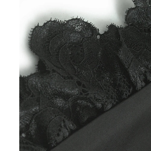 Load image into Gallery viewer, Women Gray Lace Color-block Big Size Midi Dress New Round Neck Short Sleeve Fashion Tide Spring Summer 2025 1DJ0921
