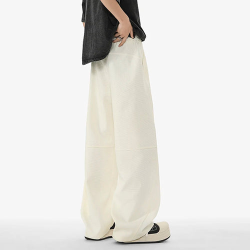 Load image into Gallery viewer, Men's Casual Pants New Summer Fashion Trend Elastic Waist Belt Splicing Full Length Male Trousers Spring 2025 9W1390
