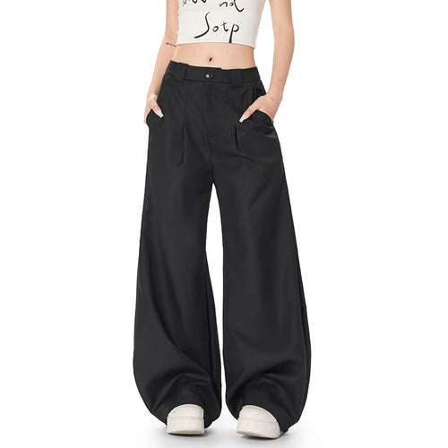 Load image into Gallery viewer, Men's Simple Suit Pants Curved Knife Stylish Solid Color High Street New American Style Male Casual Trousers 9W1924
