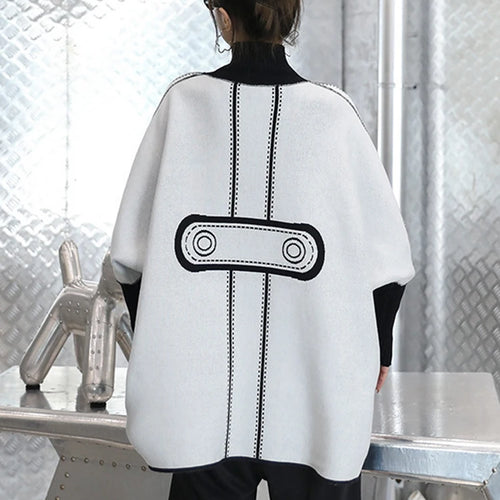 Load image into Gallery viewer, Both Side Wear Big Size Knitting Sweater Turtleneck Long Sleeve Women Pullovers New Fashion Autumn Winter 2025 1DE3629
