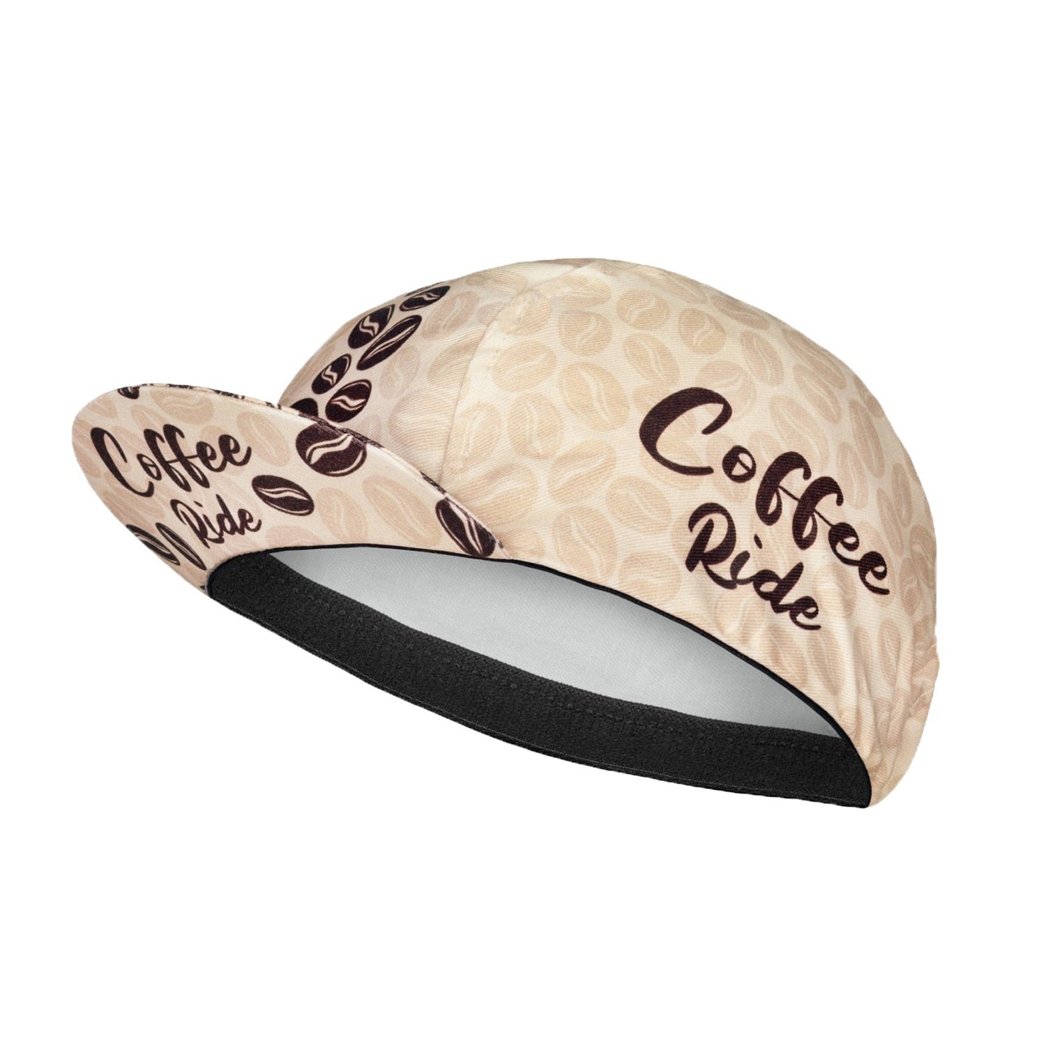 Classic Retro  Coffee Beans Polyester  Bicycle Hats Summer Quick Drying Team Road Bike Sports Cycling Caps
