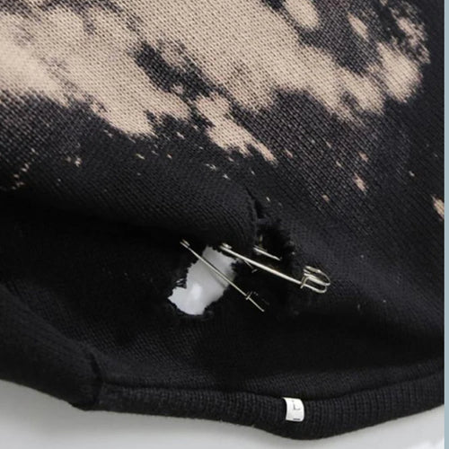 Load image into Gallery viewer, Holes Big Size Knitting Sweater Round Neck Long Sleeve Women Pullovers New Fashion Tide Spring Autumn 2025 1DH9795
