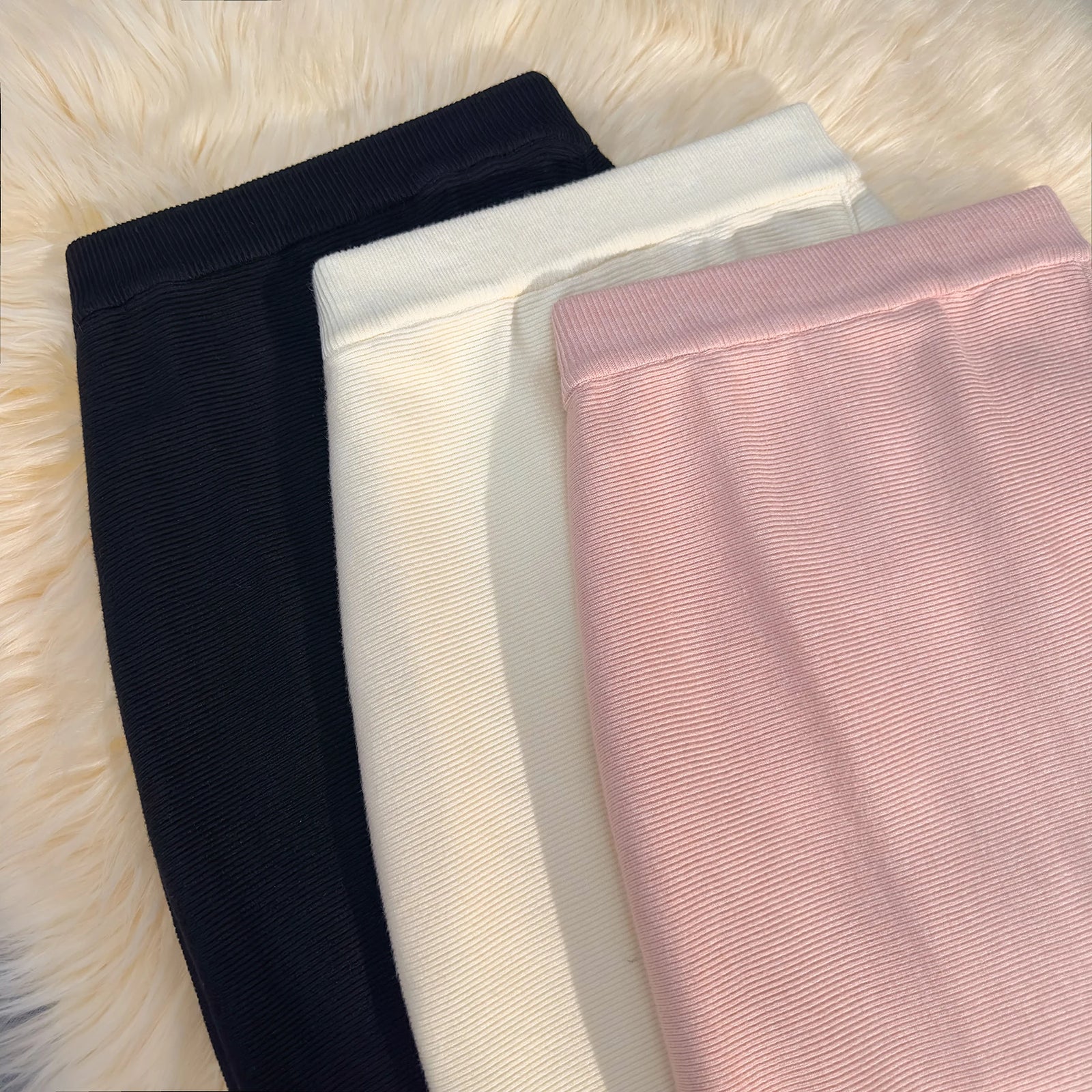 Korean Version Black Beige Tassel Elegant Knit Pleated Long Skirt Women Autumn Winter Pink High Waist Wrap Hip Fishtail Skirts
