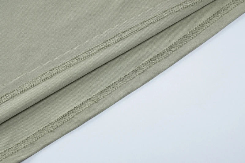 Long Sleeve Ruched Sexy Maxi Dress For Women Fashion Light Green O Neck Bodycon Elegant Club Party Long Dress Vestidos