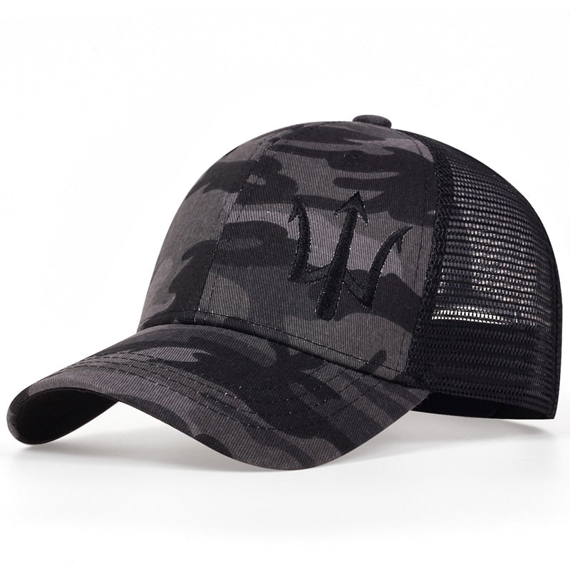 Men Camouflage Tactical Military Baseball Caps For Women Outdoor Mesh Caps outdoor Breathable Sun Hat Trucker Hats Adjustable
