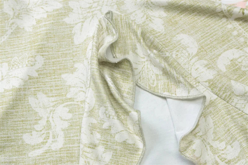 Halter Backless Print Sexy Maxi Dress Women Deep V Neck Sleeveless Thigh High Split Ruffled Sexy Club Beach Long Dress