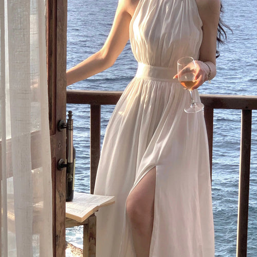 Load image into Gallery viewer, Women's French Elegant Midi Dress Fashion Fairy Pleated Party Prom Evening One Piece Clothes
