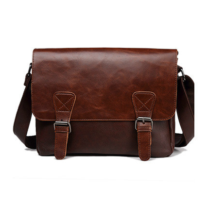 Fashion Leather Men Satchel Shoulder Bag