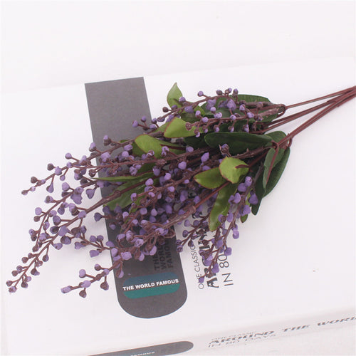 Load image into Gallery viewer, Artificial Pastoral Plastic Grass Blossom-home accent-wanahavit-purple-wanahavit
