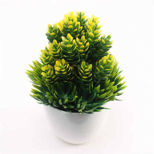 Load image into Gallery viewer, Artificial Small Bonsai with Vase-home accent-wanahavit-F-wanahavit
