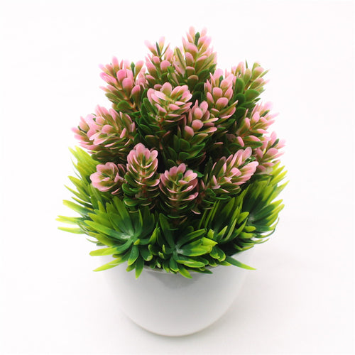 Load image into Gallery viewer, Artificial Small Bonsai with Vase-home accent-wanahavit-B-wanahavit
