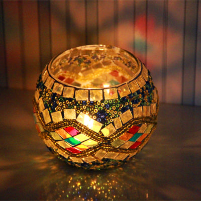 Mosaic Romantic Candle Holder-home accent-wanahavit-A-wanahavit