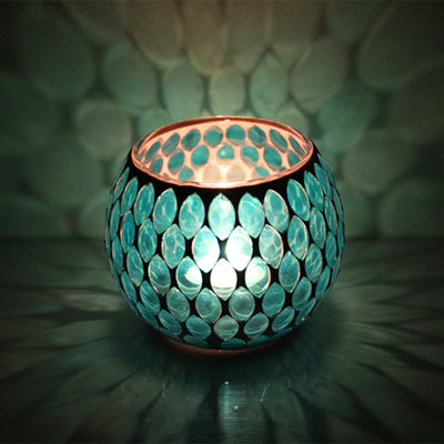 Load image into Gallery viewer, Mosaic Romantic Candle Holder-home accent-wanahavit-G-wanahavit
