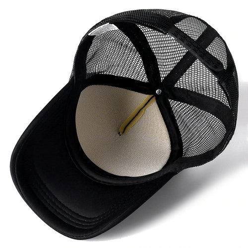 Load image into Gallery viewer, Casual Plain Mesh Baseball Adjustable Snapback Cap
