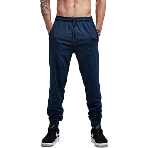 Slim Fitted Solid Color Jogger Pants-men fashion & fitness-wanahavit-black-S-wanahavit