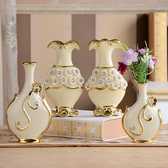 Renaissance Ceramic Flower Vase-home accent-wanahavit-Style A-wanahavit