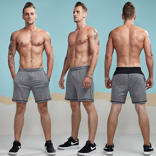 Load image into Gallery viewer, Patchwork Elastic Casual Jogger Shorts-men fashion &amp; fitness-wanahavit-Gray-M-wanahavit
