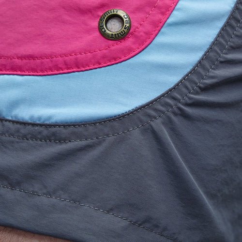 Load image into Gallery viewer, Patchwork Color Accented Quick Dry Shorts-men fashion &amp; fitness-wanahavit-Gray-M-wanahavit
