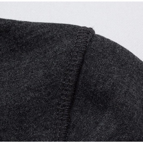 Fleece Cotton Short Sleeve Sweatshirt-men-wanahavit-DarkGray-XS-wanahavit