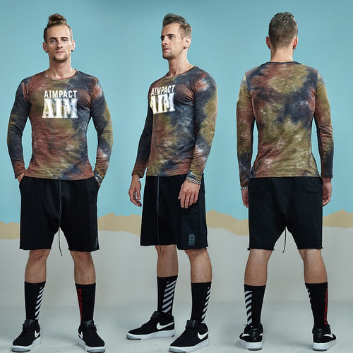 Load image into Gallery viewer, Camouflage Dyed Long Sleeve Shirt-men-wanahavit-M-wanahavit
