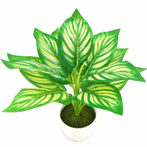 Load image into Gallery viewer, Artificial Green Plants with Vase-home accent-wanahavit-5-wanahavit

