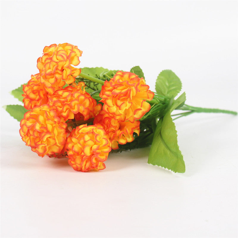 9 Heads Artificial Romantic Lavender Bouquet-home accent-wanahavit-Orange-wanahavit
