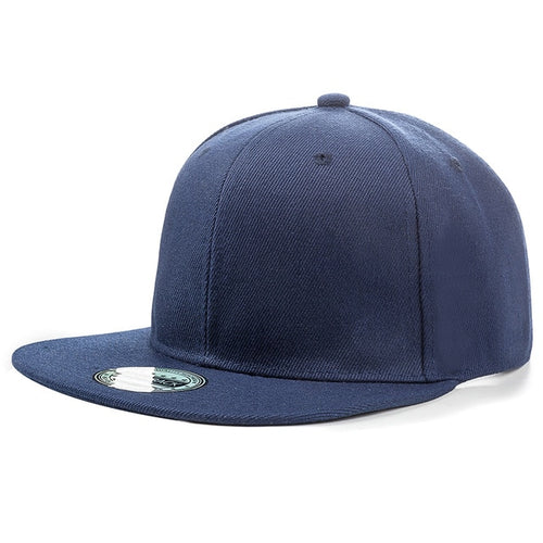 Load image into Gallery viewer, Acrylic Plain Snapback Hip Hop Baseball Flat Cap
