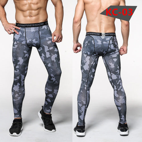 Load image into Gallery viewer, Bodybuilder Patterned Tight Compression Pants-men-wanahavit-A6-M-wanahavit
