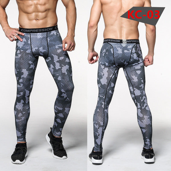 Bodybuilder Patterned Tight Compression Pants-men-wanahavit-A6-M-wanahavit