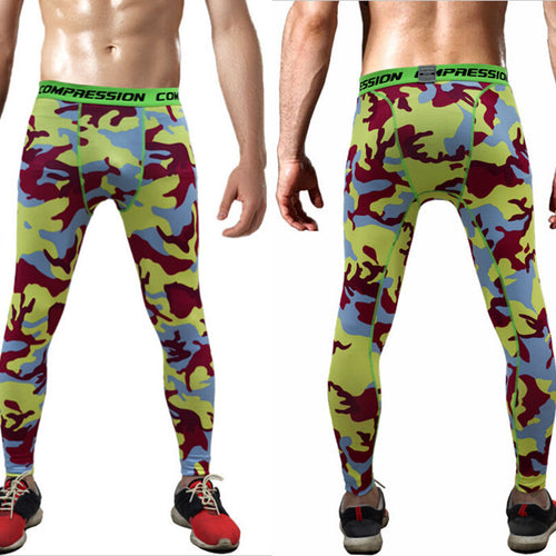 Load image into Gallery viewer, Bodybuilder Patterned Tight Compression Pants-men-wanahavit-A9-M-wanahavit
