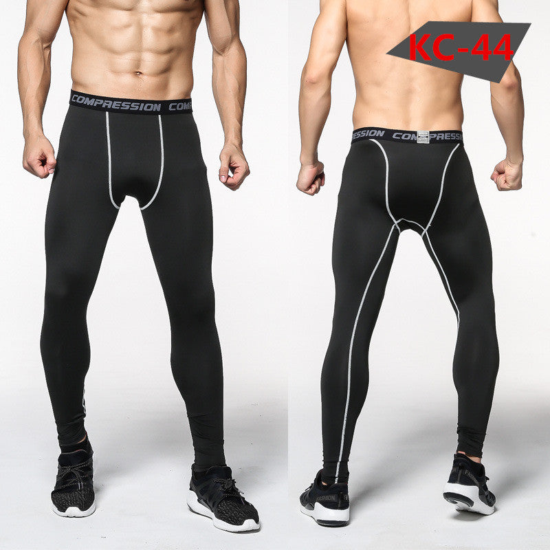Bodybuilder Patterned Tight Compression Pants-men-wanahavit-A19-M-wanahavit