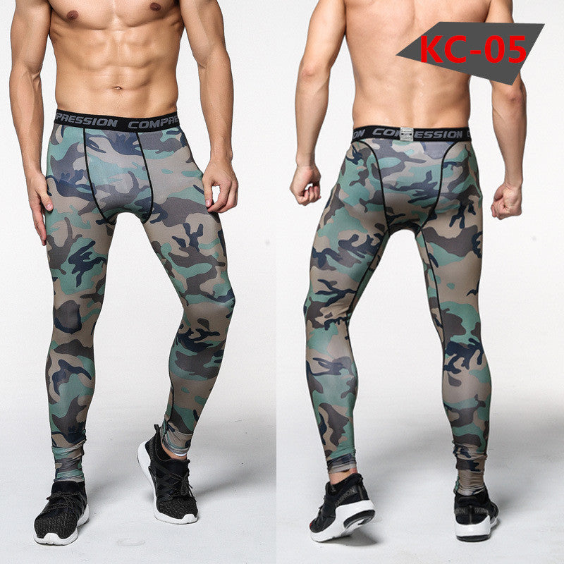 Bodybuilder Patterned Tight Compression Pants-men-wanahavit-A18-M-wanahavit