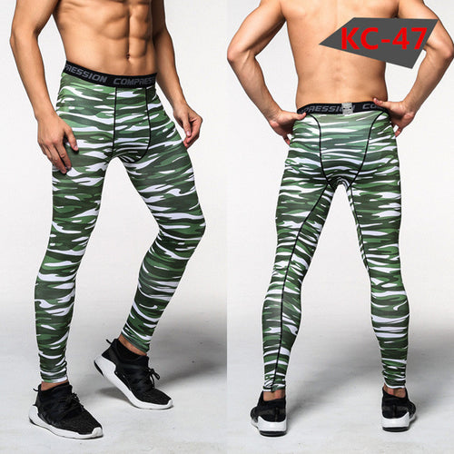 Load image into Gallery viewer, Bodybuilder Patterned Tight Compression Pants-men-wanahavit-A5-M-wanahavit
