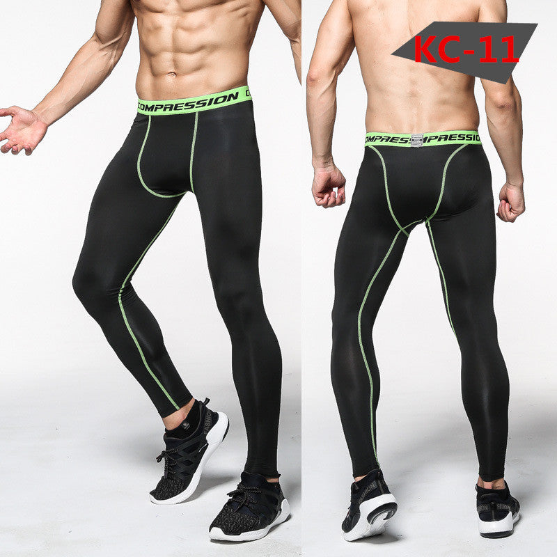 Bodybuilder Patterned Tight Compression Pants-men-wanahavit-A16-M-wanahavit