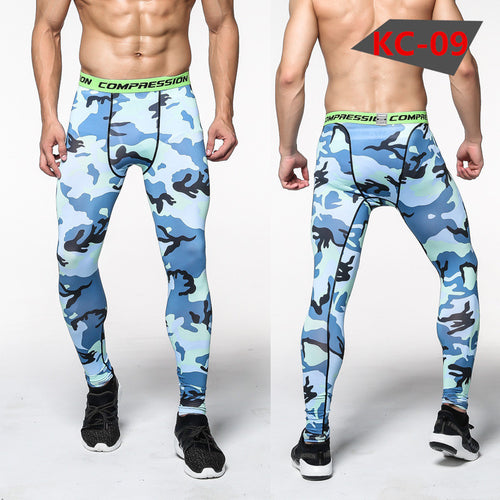 Load image into Gallery viewer, Bodybuilder Patterned Tight Compression Pants-men-wanahavit-A3-M-wanahavit
